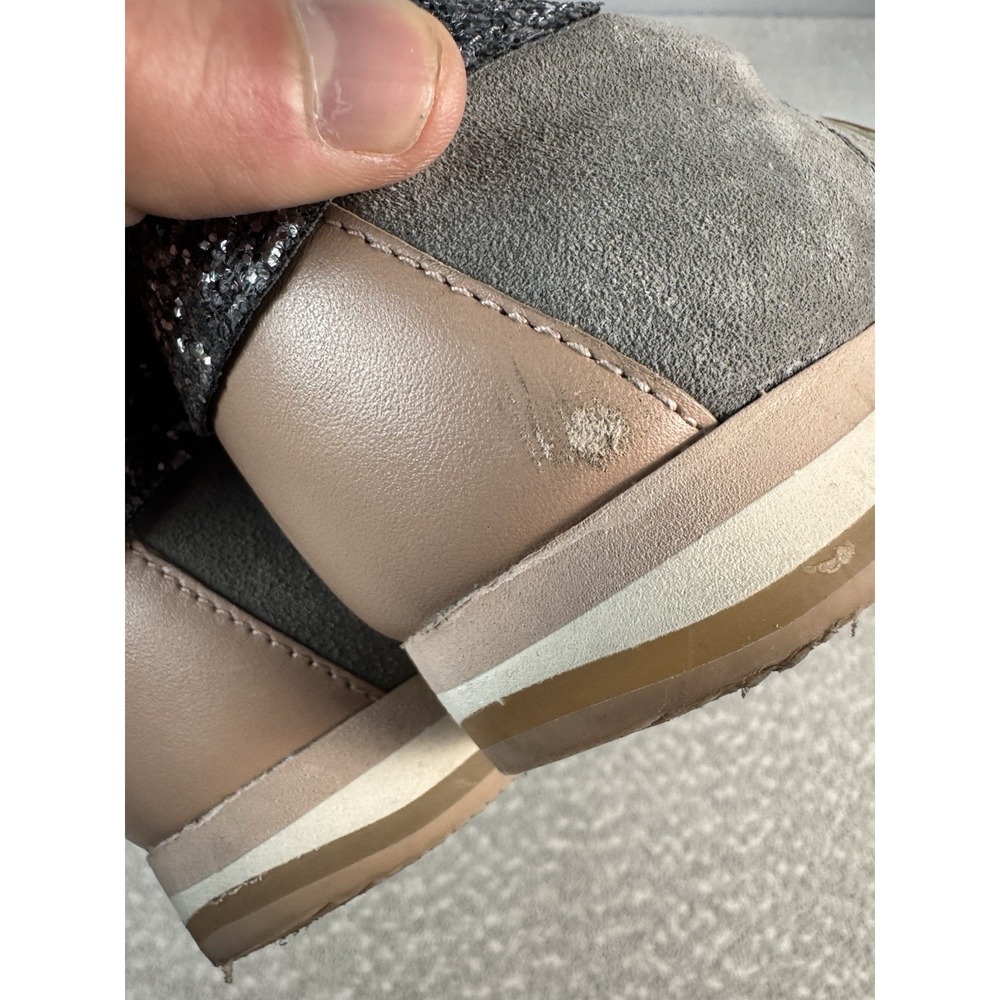 Coach Women's C170 Retro Runner With Coach Patch Gray Blush Glitter Size 9.5B - Picture 6 of 12